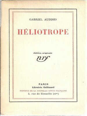 cover image of Héliotrope